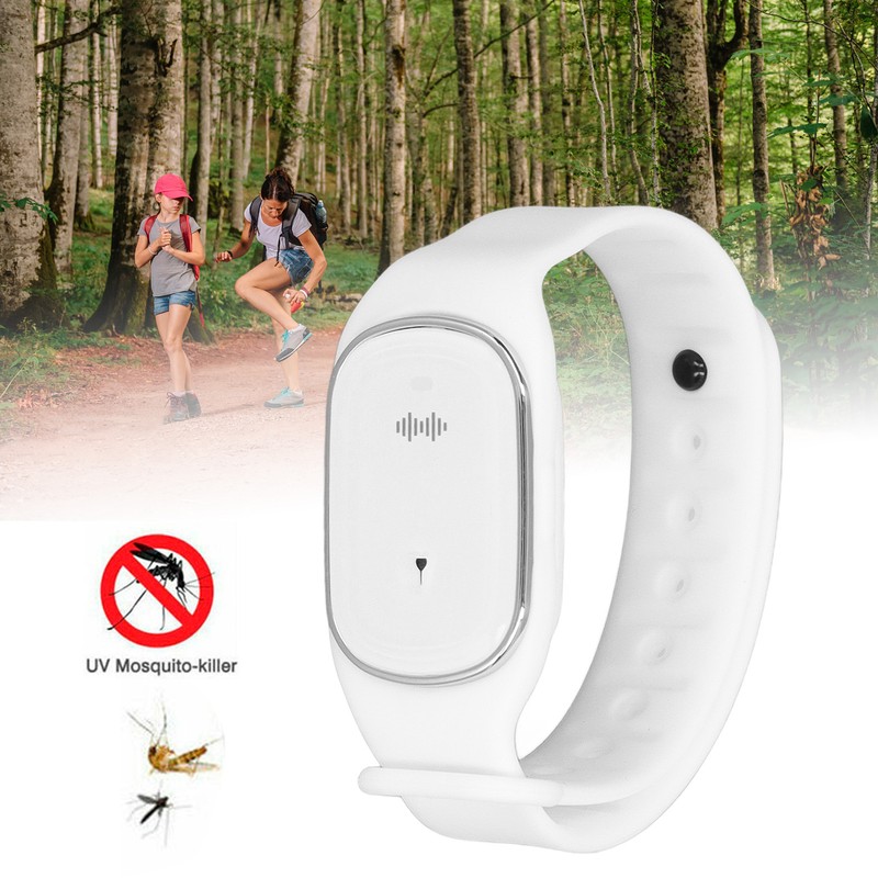 Ultrasonic Mosquito Repellent Watch Fast Charging 3 Gear Clock Function