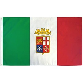 Ant Enterprises Italy CIVIL AND MARITIME MILITARY Flag 3x5ft Italian Royalty Banner Flag