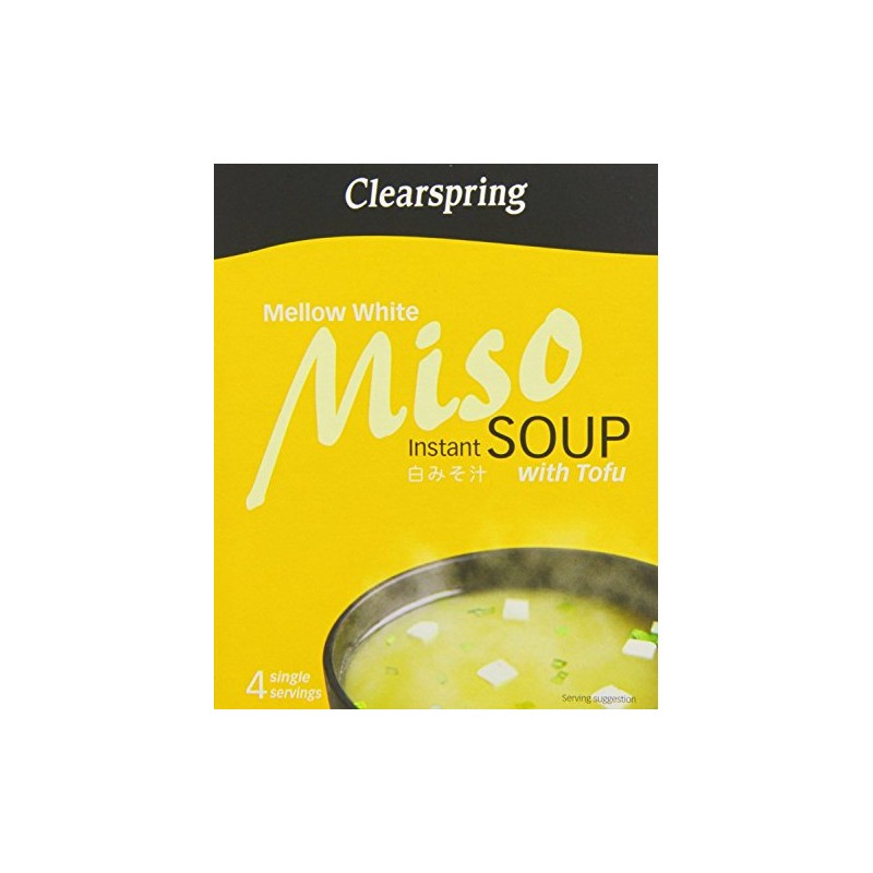 Clearspring | Mellow White Miso Soup + Tofu | 8