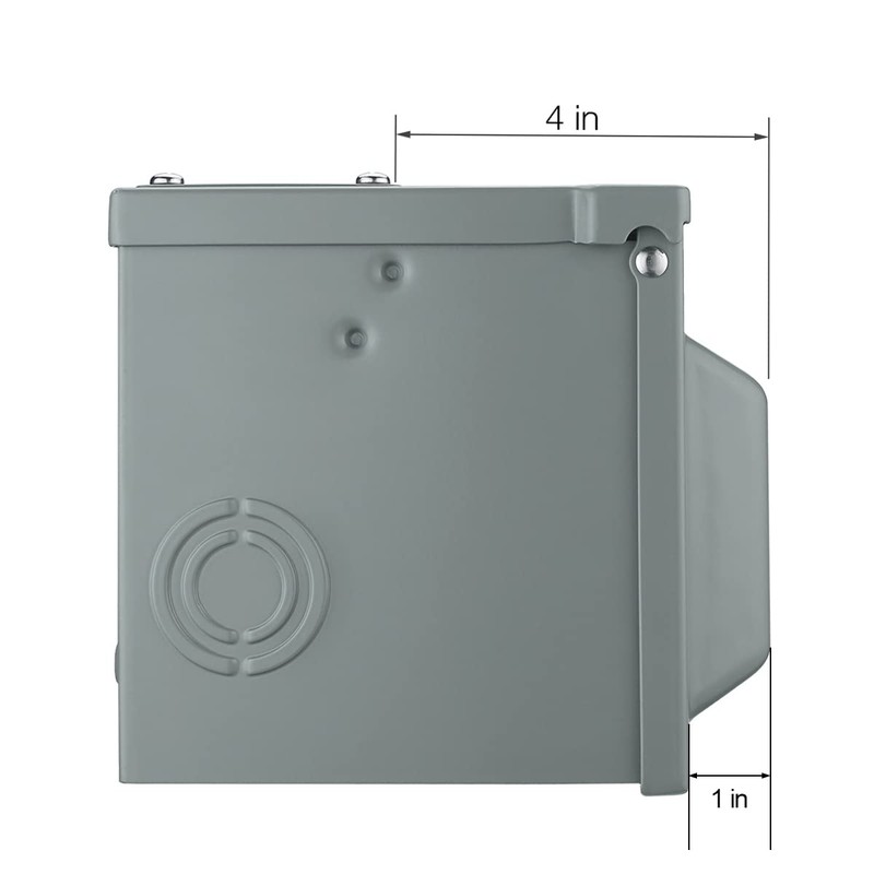 Miady 50 Amp 6-50R Power Outlet Box 250 Volt, Enclosed