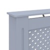 vidaXL Radiator Cover Anthracite 44.1"x17.5"x31.9" MDF