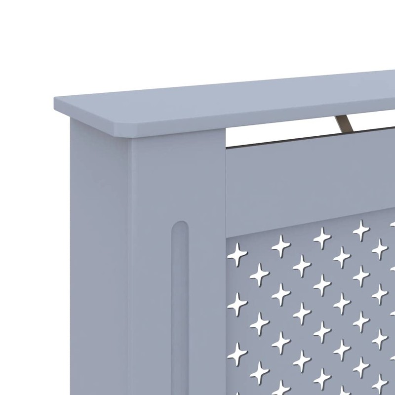 vidaXL Radiator Cover Anthracite 44.1"x17.5"x31.9" MDF