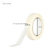 Lazybug studio Masking Tape 0.75 Inch, 12 Pack White Masking