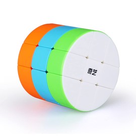 SUN-WAY 3x3 Barrel Cube Round Column 3x3x3 Speed Cube Cylinder 3x3 Magic Cube Brain Teasers Puzzle Cube Toys