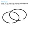 QUARKZMAN Piston Ring Set, 2 Pieces 50mm x 1.2mm Standard