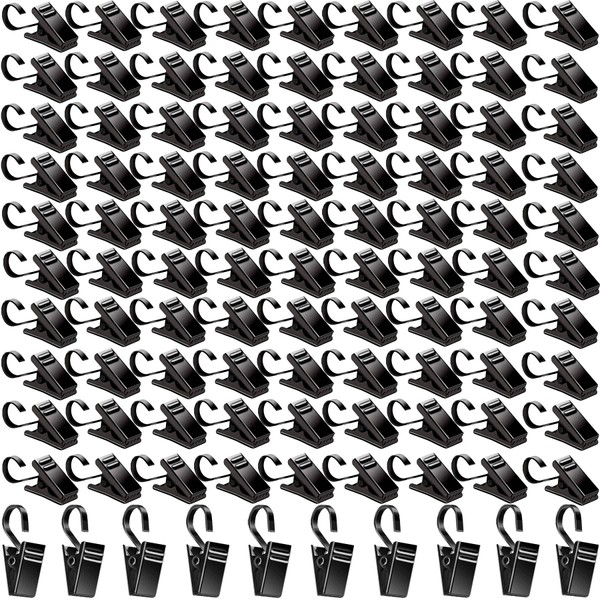 BIHRTC Pack of 100 Curtain Clips Stainless Steel Clips Strong