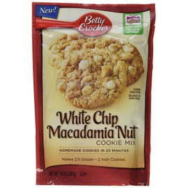Betty Crocker White Chip Macadamia Cookie Mix, 14 Oz (3 Packs)