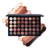 Paleta Sombras 40 Neutros+brochas Pinceles Maquillaje
