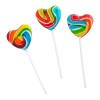 4YoreElves Heart Shaped Swirly Pops Valentine Edition 24 Lollies
