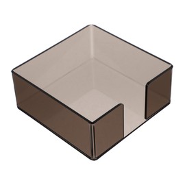 ABOOFAN Acrylic Tissue Box Cover Multi-Function Napkin Holder Deep Brown Desktop Tissue Case for Home and Restaurant
