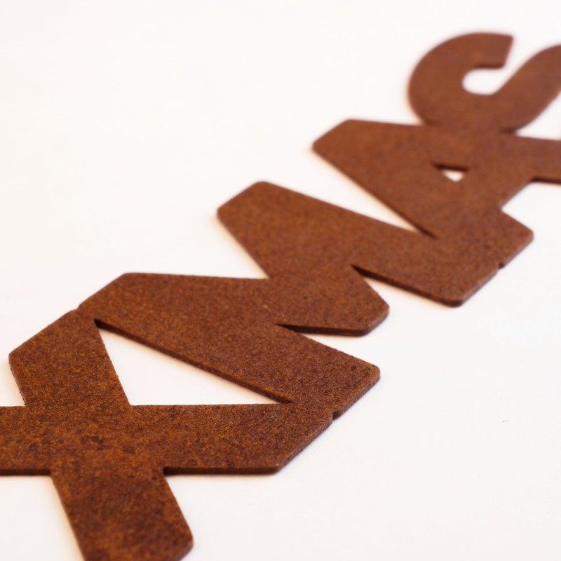 Deko Kind - Rusty Xmas Letters - 21 x 6