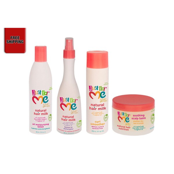 Just For Me Lotion, Leave-In Detangler, Curl Smoother, Soothing Scalp