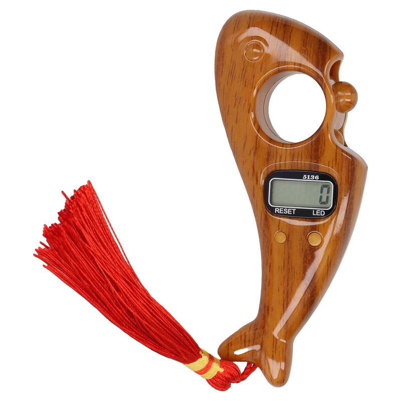 Digital Beads Counter Noiseless Fish Shape Portable Prayer Beads Counter