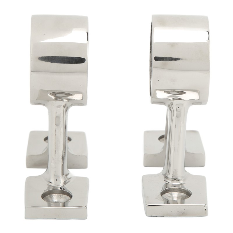 2Pcs Marine Boat Hand Rail Fitting Center Support Bracket Stanchion