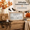 pechpell 3D Metal Happy Halloween Sign Table Mantel Shelf Desk