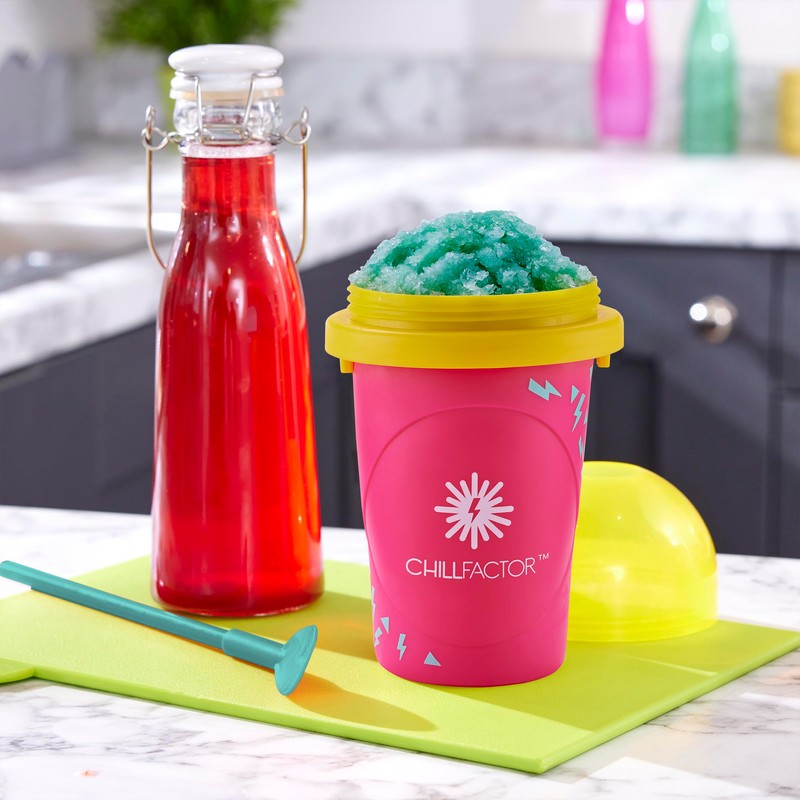 Chill Factor Colour Shock slushy maker Perfectly Pink - Reusable