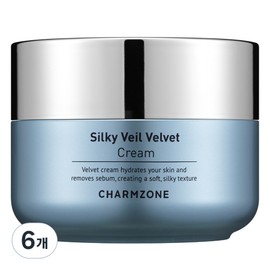Charmzone Silky Veil Velvet Cream, 6, 50ml / 참존 실키 베일 벨벳 크림, 6개, 50ml