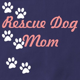 CafePress Rescue Dog Mom Apron (Dark) Kitchen Apron with Pockets, Grilling Apron, Baking Apron