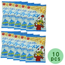 Baby Star Ramen Mini Salty Taste Fried Noodle Snack 0.7oz 10pcs Oyatsu Company Ninjapo