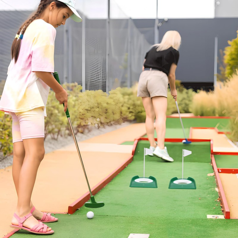 Kisangel Golf Putting Cups Portable with Flags - ABS Indoor/Outdoor