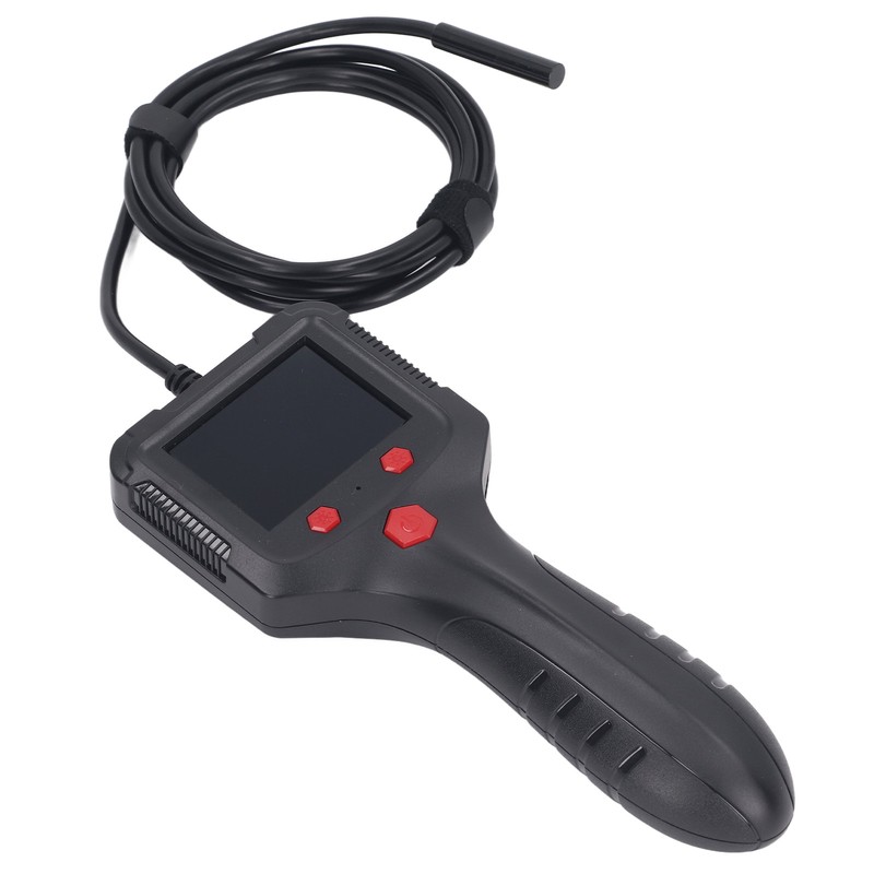 2.4in Screen Industrial Endoscope 8mm Dia Waterproof Lens Borescope Camera