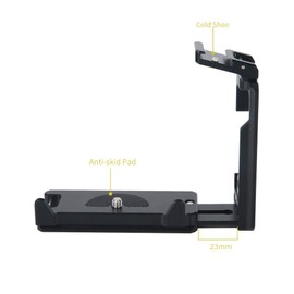 NICEYRIG Compatible with Panasonic LUMIX S5 / LUMIX S5Mark II / LUMIX S5Mark II X / Panasonic DC-G9M2 L-Shape Plate - 405