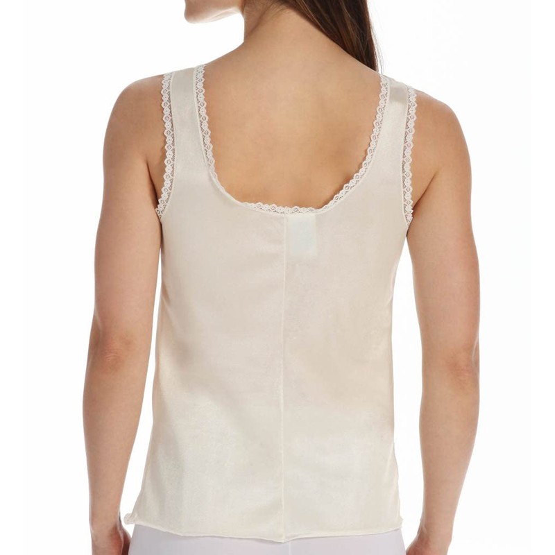 Shadowline Women's Princess Wide Strap Camisole 2410, White, 32