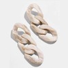 Seaberila Acrylic Earrings 2 Inches Long Link Chain Statement Earrings