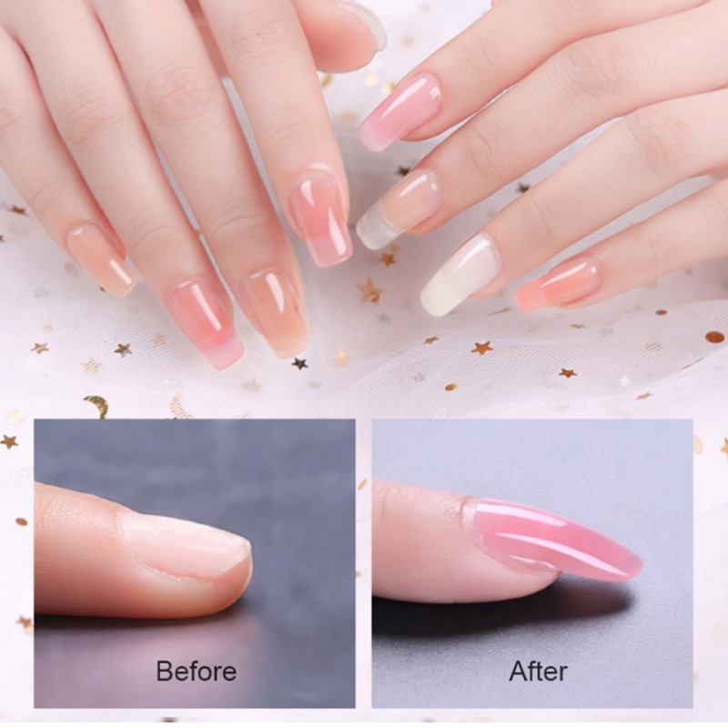 Nail Art Curing Lamp Base Top Coat Prevent Stick Water