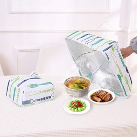 Insulated Food Covers 4 Pieces Foldable Cover for Food Collapsible Food Tent Kitchen Restaurant Picnic