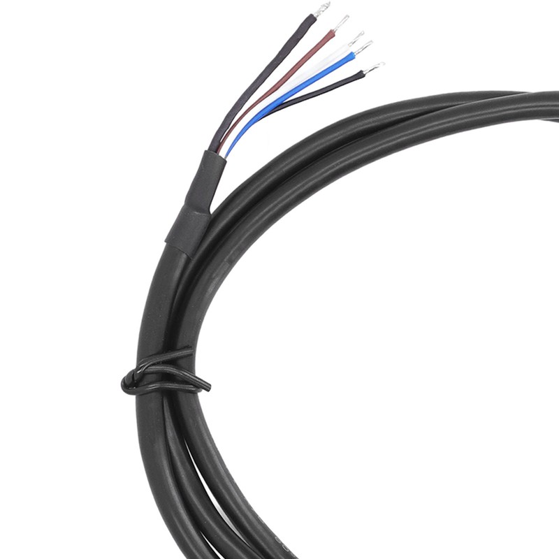 M12 Connector Cable 4 Pin Shielded Right Angle Waterproof Aviation