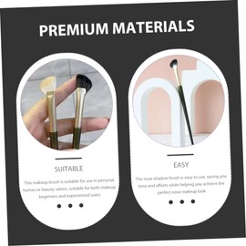 OHPHCALL 2pcs Nose Shadow Brush for Contouring Face Sculpting Tool Highlighters Makeup