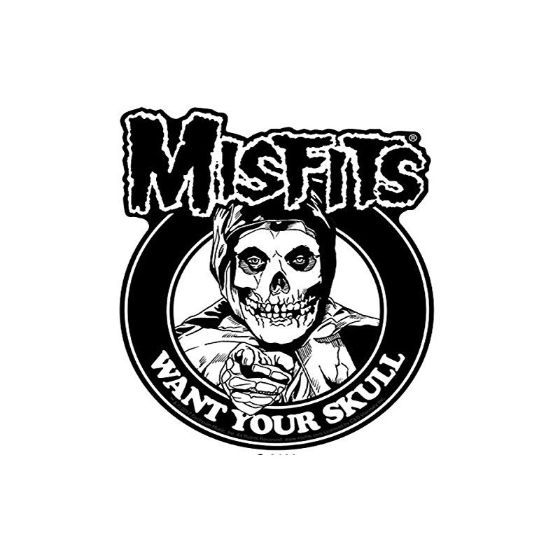 C&D Visionary Misfits Want Your Skull Sticker