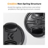 K&F Concept 40.5mm Lens Cap 2 Pack Snap-on Front Camera