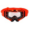LS2 Helmets Aura Goggle (Black/Hi-Vis Orange with Clear Lens)