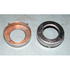 Unbranded Pair of Door Handle & Window Crank Handle Chrome Trim Escutcheon