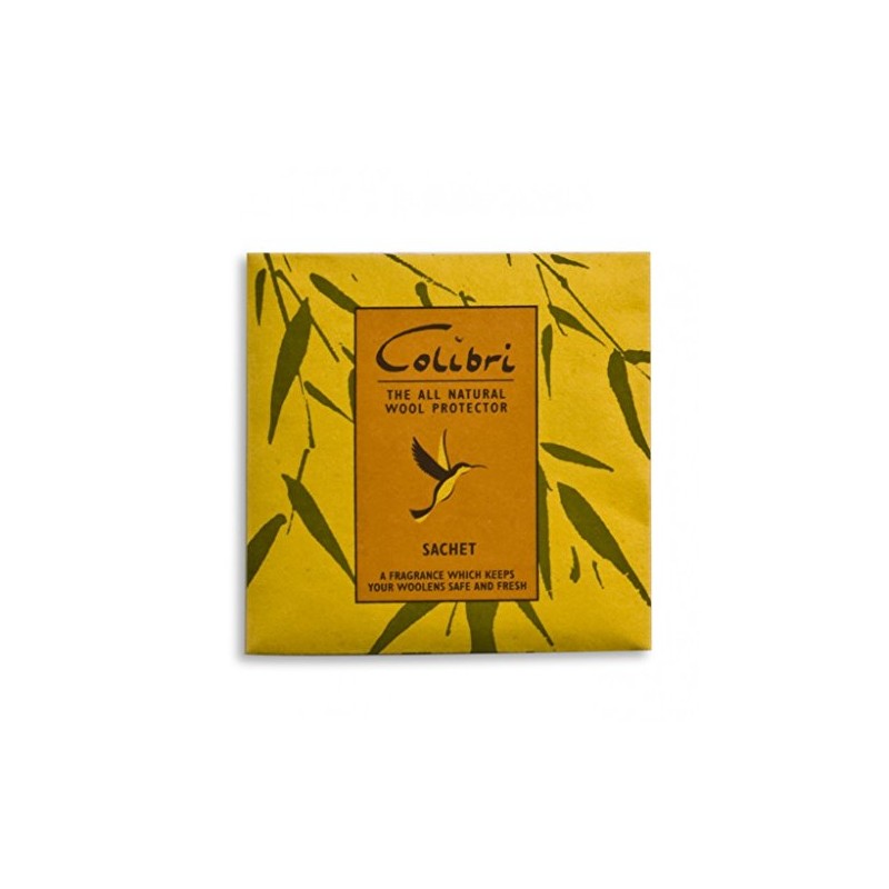 Colibri 100 Percent Natural Wool Protector Sachets, Lemongrass, Pack of