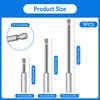 9 Pieces 1/4 Inch Hex Shank Magnetic Bit Extension, 60/100/150