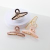(4 types) Glossy gold point hair pin Snow / (4종)