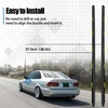 Driver and Passenger Side Door Window Outer Weatherstrip Belt Molding