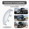 Chrome Hub Cap Covers for Semi Truck 8.9" Hub Caps,