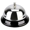 Counter Call Reception Bell Stainless Steel Hand Held Desk Attention Ringer Waiter Servant Service For Hotels Schools Restaurants Reception Areas Hospitals Warehouses & Bars