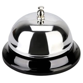 Counter Call Reception Bell Stainless Steel Hand Held Desk Attention Ringer Waiter Servant Service For Hotels Schools Restaurants Reception Areas Hospitals Warehouses & Bars