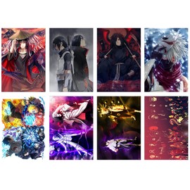 TuYines Naruto Poster, Anime Poster, Manga Poster Set of 8 Pieces, Naruto Poster Large, Poster Wall Pictures, Poster Vintage, Shipped Rolled in Sturdy Cardboard Box