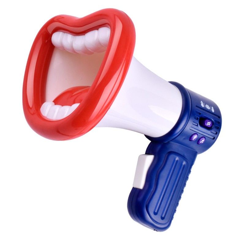 Voice Changer Horn Toy for Kids Mouth Shape Multi Button
