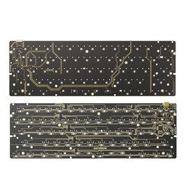 GATERON GT60 PRO Magnetic Keyboard PCB, Adjustable Actuation - Compatible with GH60-60% 61 Keys - Esports Tenkeyless RGB PBT Keycaps USB-C HE PCB