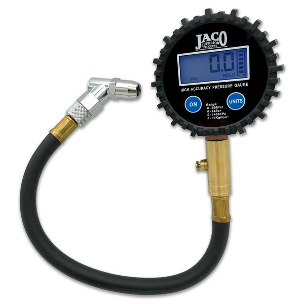 JACO ElitePro Digital Tire Pressure Gauge - Professional Accuracy - 200 PSI