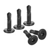 sourcing map Hex Socket Self Tapping Screws, 10 x 3/4"