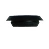 1" 1 inch Flush Mount Black Plastic Body and Sheet