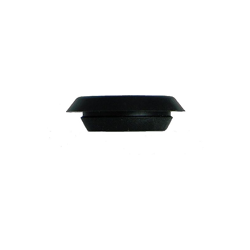 1" 1 inch Flush Mount Black Plastic Body and Sheet